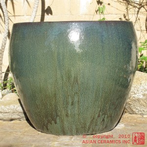 Large Tapered Planter (Forest Green)